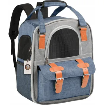 přepravka pro zvíře BATOH PŘEPRAVKA PRO KOČKY A PSA - FURREVER FRIENDS CITFIT BLUE