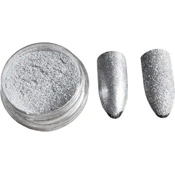 Duo třpytivý prach na zdobení nehtů Silver (Stříbrný)