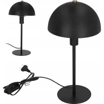 Lampička Stolní lampa GN Home Kovová lampička 36 cm černá 25 W