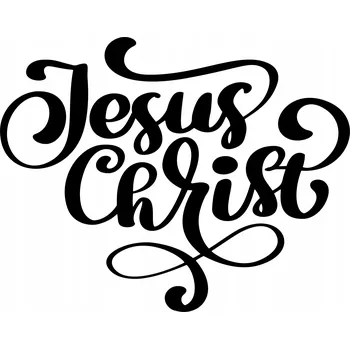 Samolepicí dekorace na vozidlo Nálepka na auto Ježíš Kristus