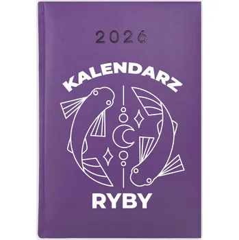 Kalendář Knihový kalendář 2026 A5 fialový