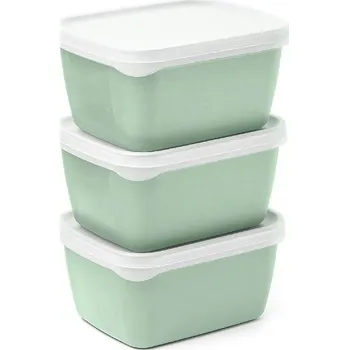 Dóza na potraviny Nádoby na mrazení AMUSE OPTIFRIDGE BIO 0,9 l 3 ks.