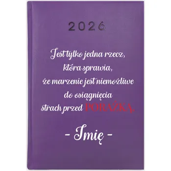 Kalendář Knihový kalendář 2026 A5 fialový