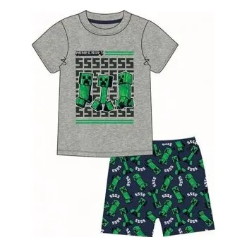 Chlapecké pyžamo MOJANG official product - Chlapecké letní pyžamo / šortky + tričko / Minecraft TNT - Creeper 128