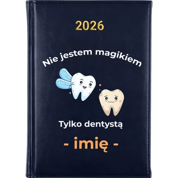 Kalendář Knižkový kalendář 2026 A5 FunnyCase modrý