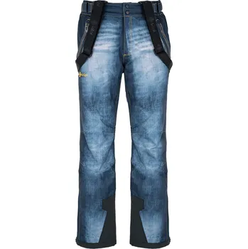 Pánské kalhoty Pánské lyžařské kalhoty KILPI DENIMO-M QM0254KI TMAVĚ MODRÁ XS