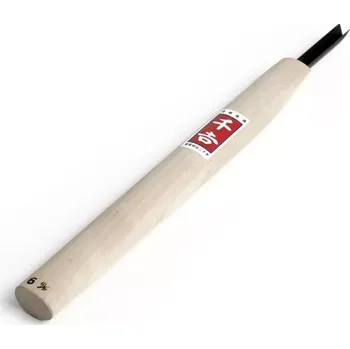 Dláto Japonské řezbářské mini-dláto SENKICHI s V čepelí - 6 mm