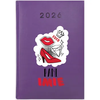 Kalendář Knihový kalendář 2026 A5 fialový