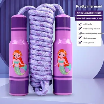 Švihadlo Dětské nastavitelné kreslené švihadlo 280 cm | dětské švihadlo, fitness švihadlo - 9