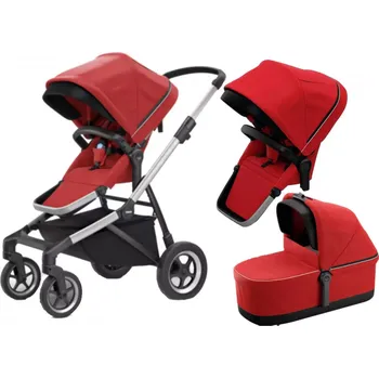 Kočárek THULE Sleek sourozenecký Energy Red