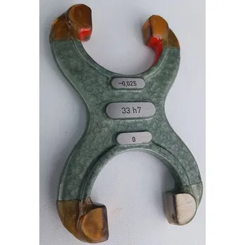 Třmenový kalibr oboustranný - 3 c11. ČSN 253170, 253172, DIN 2230 (Kalibry jsou kované v zápustce. Měřicí plochy kaleny, zbaveny pnutí, broušeny a lapovány, chráněny voskem. Výroba Somet, LMW Schmalkalden. Před případným objednáním můžu zaslat reál foto. 