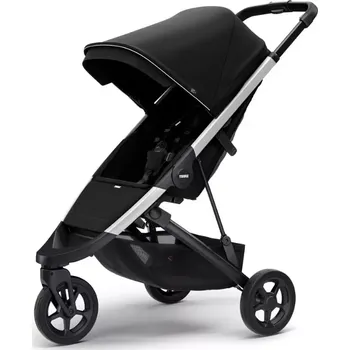 Kočárek Thule SPRING STROLLER Aluminum Midnight Black