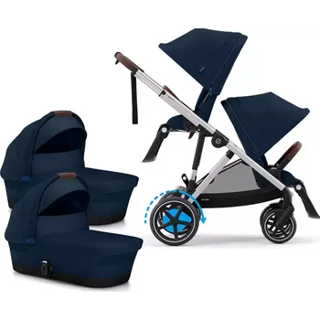 CDATA[Podrobnosti o produktu Set obsahuje: Rám Priam 4.0 plus Priam Seat Pack plus Priam Lux Carry Cot Podvozek Priam…
v 3 obchodech
![Kočárek CYBEX e-Gazelle S + 2x Gazelle S Cot + sedačka ke golfové konfiguraci 2025 Ocean Blue (Silver Frame)