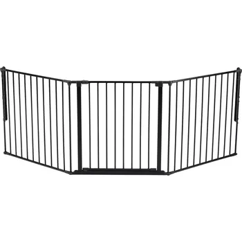 Dětská zábrana Baby Dan DogSpace Max L prostorová zábrana, kovová černá