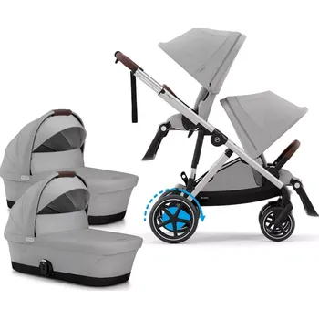 CDATA[Podrobnosti o produktu Set obsahuje: Rám Priam 4.0 plus Priam Seat Pack plus Priam Lux Carry Cot plus Cloud T…
v 3 obchodech
![Kočárek CYBEX e-Gazelle S + 2x Gazelle S Cot + sedačka ke golfové konfiguraci 2025 Stone Grey (Silver Frame)