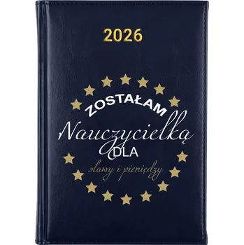 Kalendář Knižkový kalendář 2026 A5 FunnyCase modrý