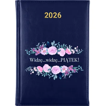 Diář Knižní kalendář 2026 A5 modrý