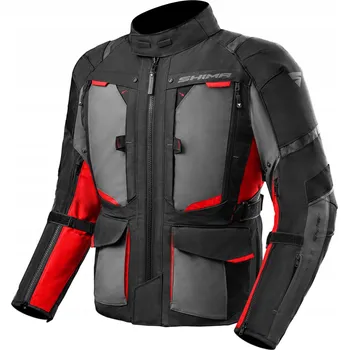 Moto bunda Motocyklová bunda Shima Hero 2.0 vel. šedo-červená