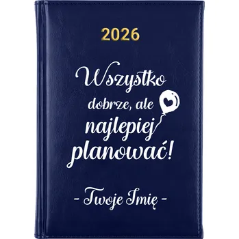 Kalendář Knižní kalendář 2026 A5 modrý