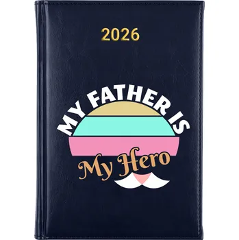 Kalendář Knižkový kalendář 2026 A5 FunnyCase modrý