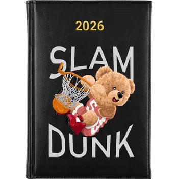 Diář Knižkový kalendář 2026 A5 černý