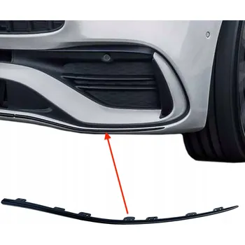 Lišta karosérie Ozdobná lišta spodního nárazníku MERCEDES C-KLASA W206 AMG levá černá A206