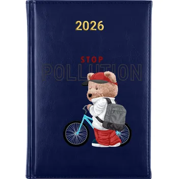 Kalendář Knižní kalendář 2026 A5 modrý