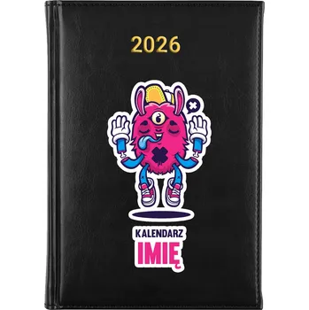 Kalendář Knižkový kalendář 2026 A5 černý