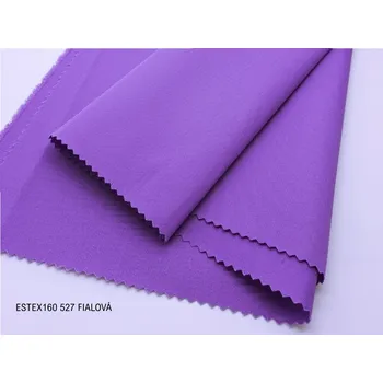Mirtex Látka kepr ESTEX 160/527 Levandulová - fialová Violet šíře 150cm Velkoobchod Ceník: VELKOOBCHOD: po celých rolích, bez odvíjení