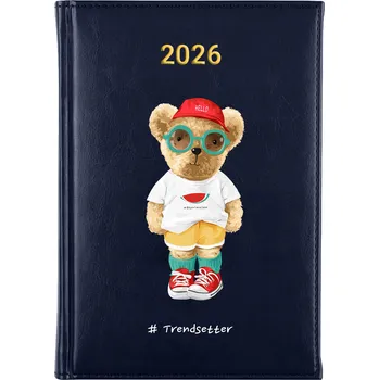 Kalendář Knižkový kalendář 2026 A5 FunnyCase modrý