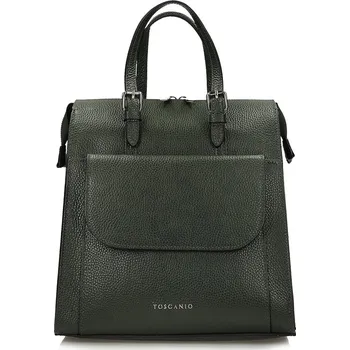 Městský batoh Batoh Dámský Kožený Městský Velký Elegantní Kabelka Zelený C251