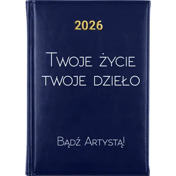 Kalendář Knižní kalendář 2026 A5 modrý