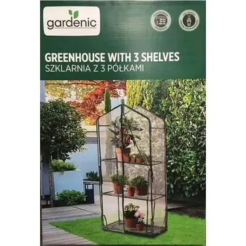 Skleník Gardenic Mini Skleník se 3 policemi 59x39x126 cm se zipem