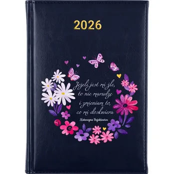 Kalendář Knižkový kalendář 2026 A5 FunnyCase modrý