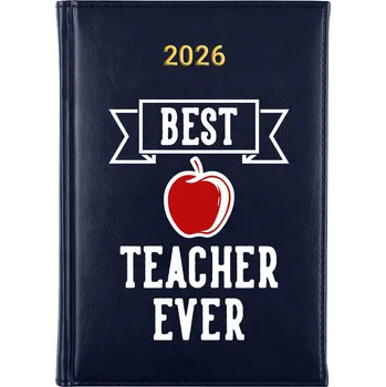 Kalendář Knižkový kalendář 2026 A5 FunnyCase modrý