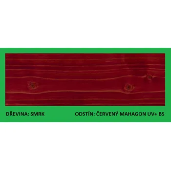 barva a nátěr na dřevo BSP napouštěcí olej červený mahagon UV+BS 9lt