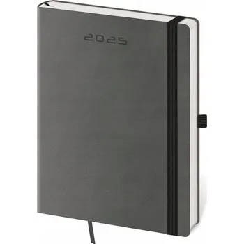 Diář Knižní diář pro podnikatele 2025 B6 Helma šedý