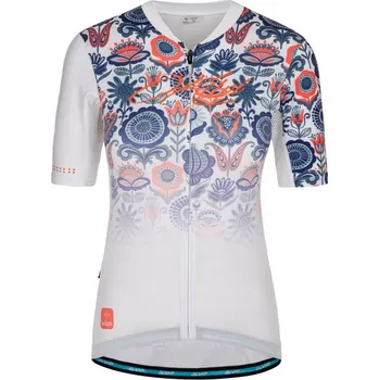 cyklistický dres Dámský cyklo dres KILPI ORETI-W RL0327KI BÍLÁ 42