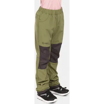 Chlapecké kalhoty Dětské softshellové kalhoty KILPI RIZO-J UJ0405KI ZELENÁ 122