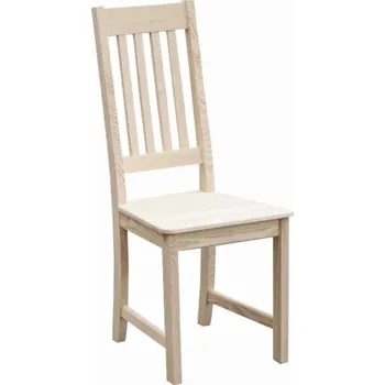 Jídelní židle Slevadoma Jídelní židle dřevěná KT-17 | masiv borovice Barva: Barva bílá