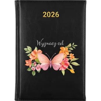 Kalendář Knižkový kalendář 2026 A5 černý