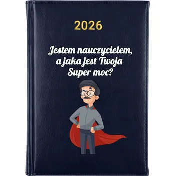 Kalendář Knižkový kalendář 2026 A5 FunnyCase modrý