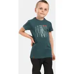 Chlapecké triko KILPI SALO-JB YJ0371KI TMAVĚ ZELENÁ 98