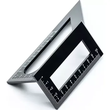 Úhloměr Japonské pokosové pravítko SK11 45 + 90° + 135° z polykarbonátu