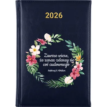 Kalendář Knižkový kalendář 2026 A5 FunnyCase modrý