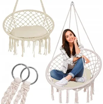 Zahradní houpačka Závěsná zahradní houpačka Trees 60 x 60 cm