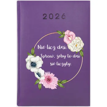 Kalendář Knihový kalendář 2026 A5 fialový