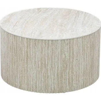 Konferenční stolek Konferenční stolek BELLEZA béžový 70x70x38,5 cm HOMLA