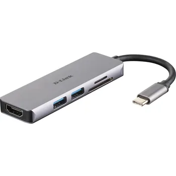USB hub D-LINK DUB-M530 5-in-1 USB-C Hub