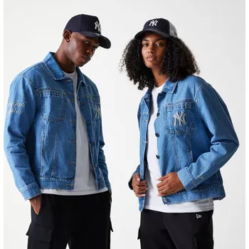 Pánská casual bunda Bunda New Era - MLB Denim Jacket - NY Yankees - Indigo velikost XS
